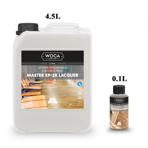 Woca Master Invisible Lacquer 2K sheen 5% ultra-matt 5L with 100ml Pure Hardener 690195A (HA) Woca Master Invisible Lacquer 2K sheen 5% ultra-matt 5L with 100ml Pure Hardener 690195A (HA)